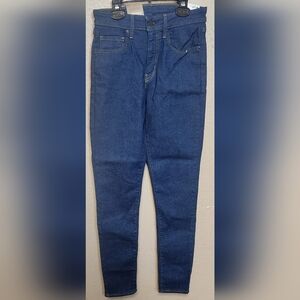 Levi's Youth 721 High-Rise Skinny Blue Jeans Size 27 X 30